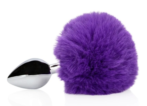 Ouch - Bunny Tail Plug - Purple photo