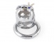 MT - Wild Boar Chastity Cage 45mm - Silver photo-6