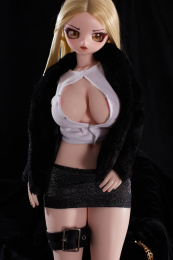 Hikari Anime Mini Realistic Sex Doll, Skinny, Silicone with Vinyl Head 85 cm (2'8 ft) photo