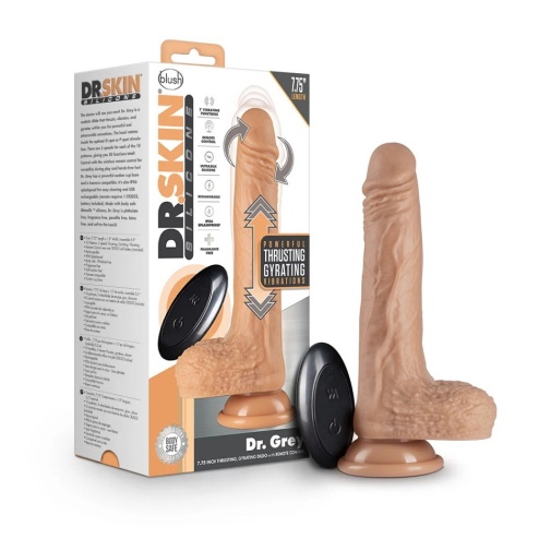 Dr. Skin - Dr. Grey Dildo 18cm - Vanilla 照片