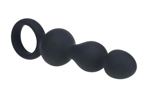 Levelz - 珠炼式后庭探棒 - 黑色 照片