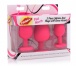 Frisky - Hearts 3 Piece Silicone Anal Plugs w/Gem Accents - Pink photo-5