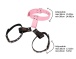 FAAK - Collar w Breast Belt - Pink/Black 照片-9