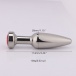 MT - Anal Plug 112x29mm - Silver/Red photo-5
