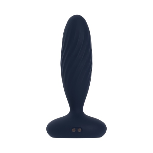 SVAKOM - Jordan APP Thrusting Anal Vibrator - Navy Blue photo