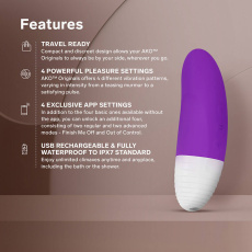 Lelo - Ako Originals APP Clitoral Vibrator - Purple photo