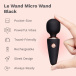 Le Wand - Mini Wand Pocket Massager - Black photo-3