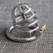 FAAK - Stars Chastity Cage 45mm - Silver photo-4