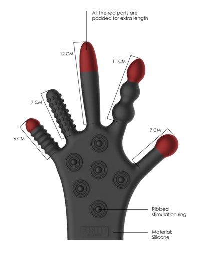 Fist It - Stimulation Glove - Black 照片