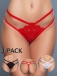 BeWicked - 2095 Adrienne Thong 3 pcs - L photo