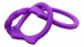 ToyJoy - 弹性胶手铐 - 紫色 照片-3