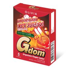 Olivia - G-dom Orgasmic Finger Condoms 5's Pack photo