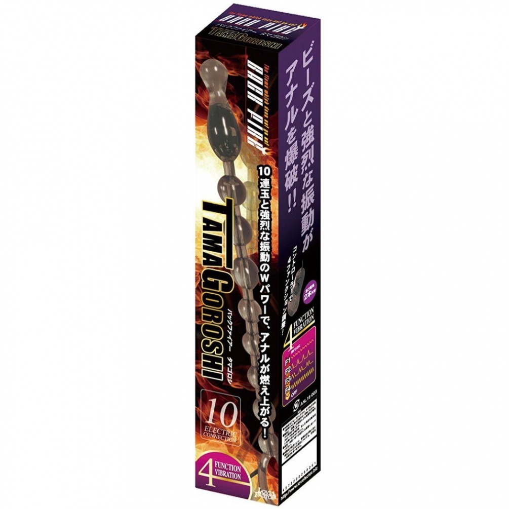 A fixed edition of electric electric beads "Backfire TA... A-One - Back Fire Anal Beads - Smoke photo-8