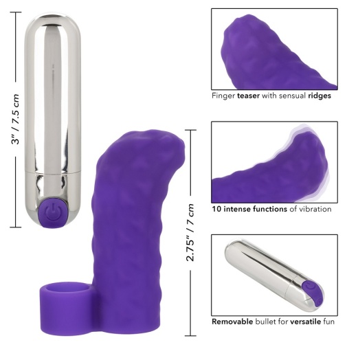 CEN - Intimate Play Finger Tickler - Purple photo