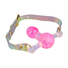 FAAK - Crystal Bite Ball Gag S - Pink 照片