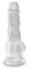 King Cock - 5" Cock w Balls - Clear photo-5