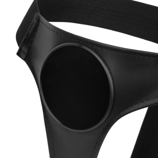 Easy Toys - 吸盘底座穿戴式束缚带 - 黑色 照片