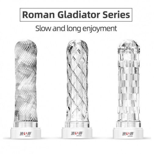 Drywell - Roman Gladiator Series Sleeve 3 pcs - Clear photo