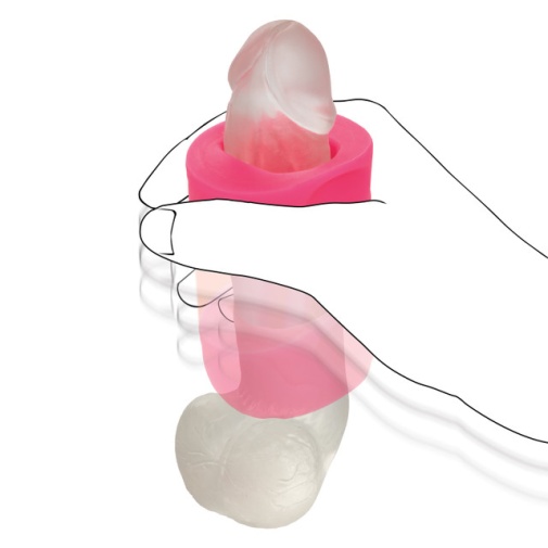 CEN - Slop Top Filthy Glow Stroker - Pink photo