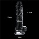 Lovetoy - Flawless Dildo 7.5'' - Clear photo-10