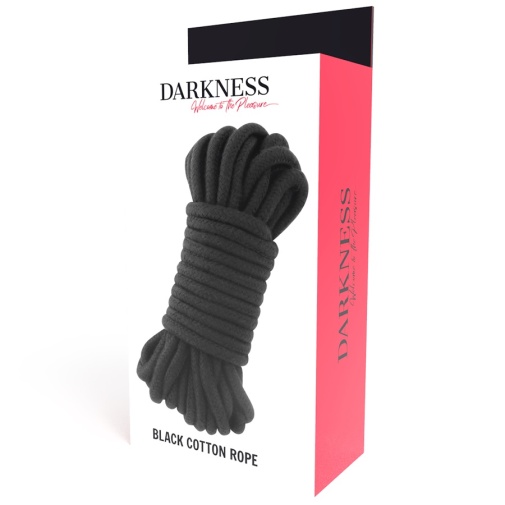 Darkness - 緊縛棉繩 10m - 黑色 照片