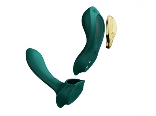 Zalo - Aya APP Wearable Vibrator - Turquoise Green photo