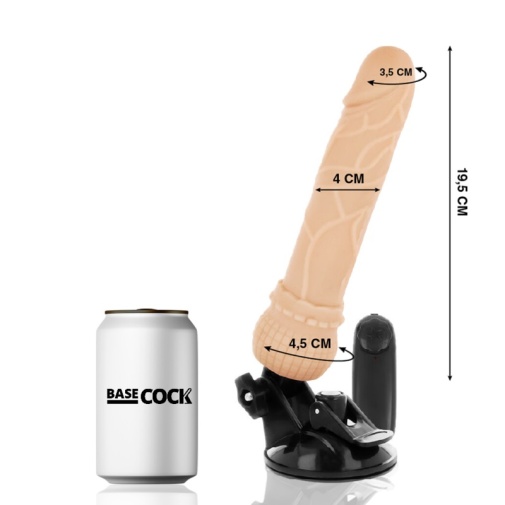 Basecock - Vibro Dildo 19.5cm - Flesh photo