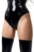 Glossy - Marcia Wetlook Bodysuit - Black - L 照片-5