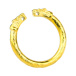 FAAK - Snake Metal Cock Ring 29mm - Gold 照片-3