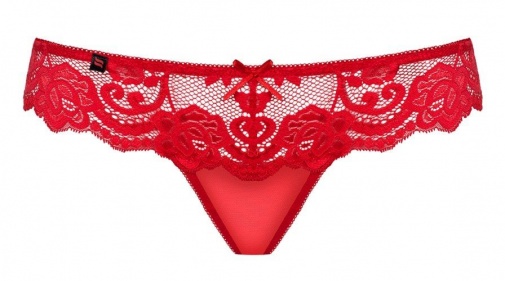 Obsessive - 829-THO-3 Thong - Red - S/M photo