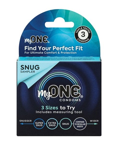 One Condoms - Snug Sampler Condoms 3's Pack 照片