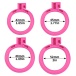 FAAK - Resin Chastity Cage 45mm w Catheter - Pink 照片-10
