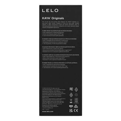 Lelo - Kaya Originals APP Rabbit Vibrator - Soft Pink 照片