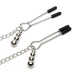 Fifty Shades of Grey - Play Nice Collar w Nipple Clamps - Grey photo-3