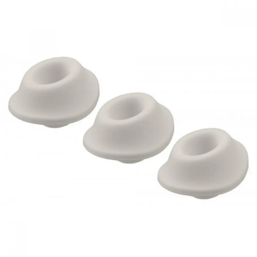 Womanizer - Premium Heads M-size 3 pcs - Warm Grey photo