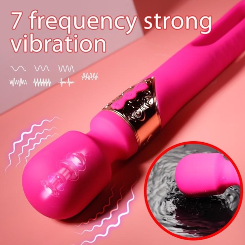 Secwell - Elle Flicking Dual Massager - Pink photo