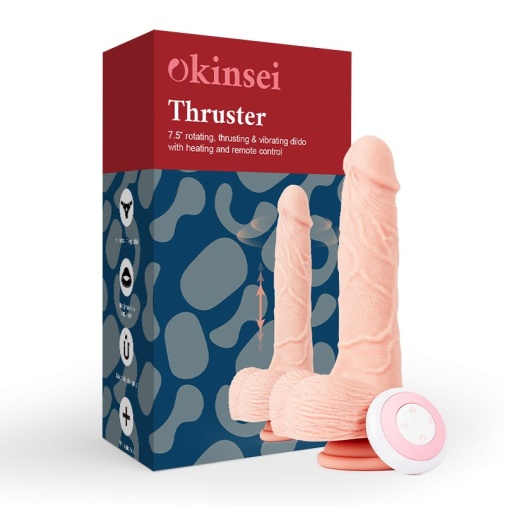Okinsei - Heating Thruster Dildo - Skin photo