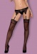 Obsessive  - 828-STO-1 Stockings - Black - L/XL photo-3