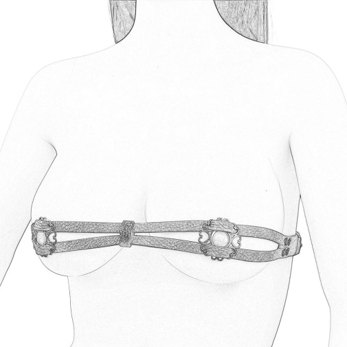FAAK - Flower Shape Breast Clamp - Black 照片