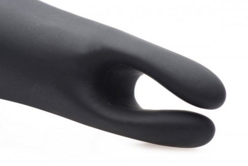 Wand Essentials - Dual Diva 2 in 1 Silicone Massager - Black photo