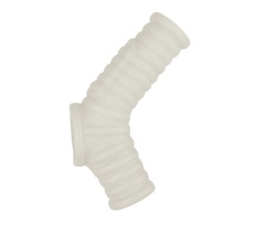 Nasstoys - Ribbed Vibro Sleeve - White photo