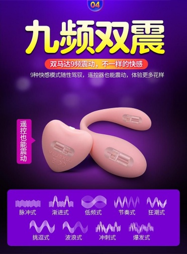 Wowyes - Remote Control Vibro Egg for Couples - Pink photo