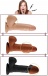 Lovetoy - 7.8" Real Extreme Vibrating Dildo - Brown photo-3