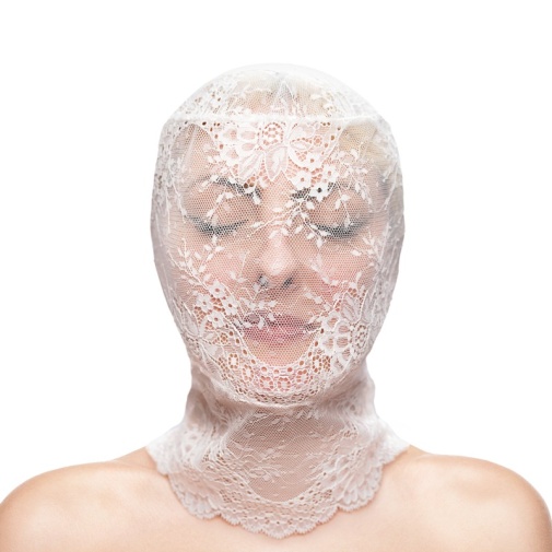 NS Novelties - Taboo Lace Hood - White photo