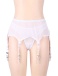 Ohyeah - Lace Garter Panty - White - XL 照片-4