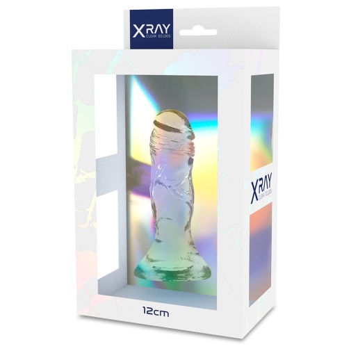 X Ray - 12cm Realictic Dildo - Clear photo