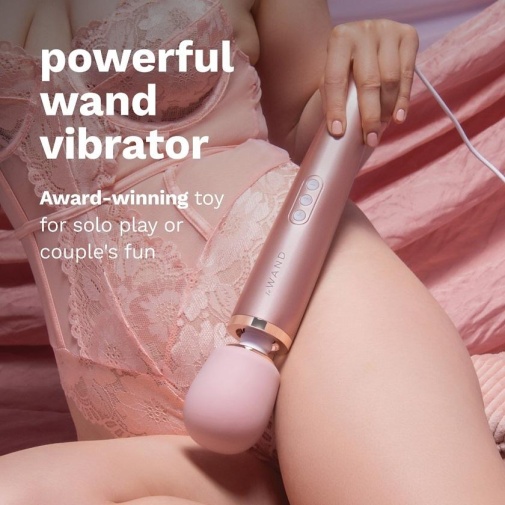 Le Wand - Powerful Plug-In Massager - Rose Gold photo