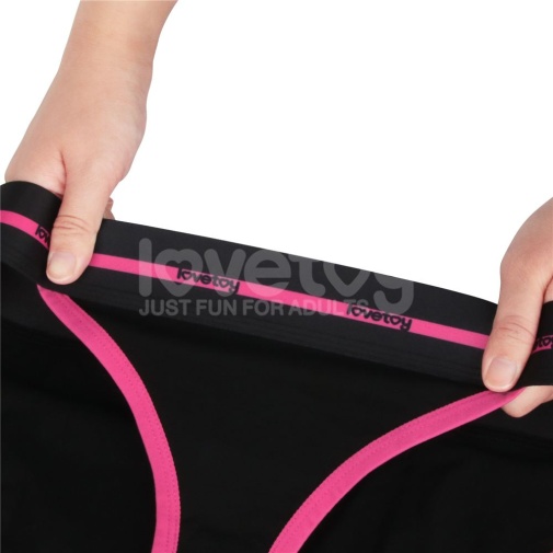 Lovetoy - Slut Vibrating Panties L - Black photo