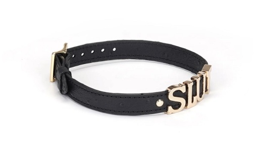 Liebe Seele - Demon Kiss Slut Collar - Black photo