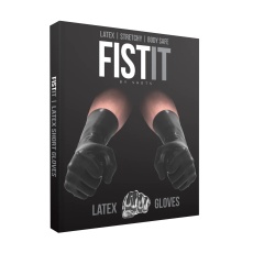 Fist It - 拳交用乳胶护手手套 - 黑色 照片